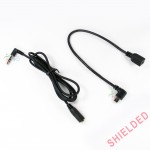2 pcs. 90 degree angle GPS antenna- and power cables extension for Street Guardian SG9665GC